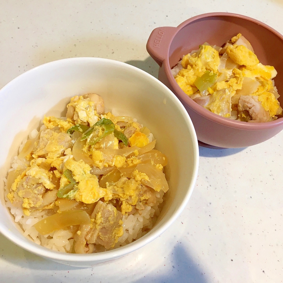親子丼 離乳食完了期から取り分けok レシピ 作り方 By ごま柴ちゃん 楽天レシピ 親子丼 離乳食完了期から取り分けok レシピ 作り方 By ごま柴ちゃん 楽天レシピ